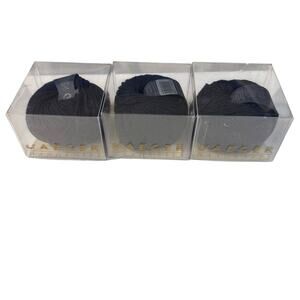 Jaeger Cashmere 4 Ply 25g - Lot of 3 Skeins With Packaging New Vintage Dark Blue